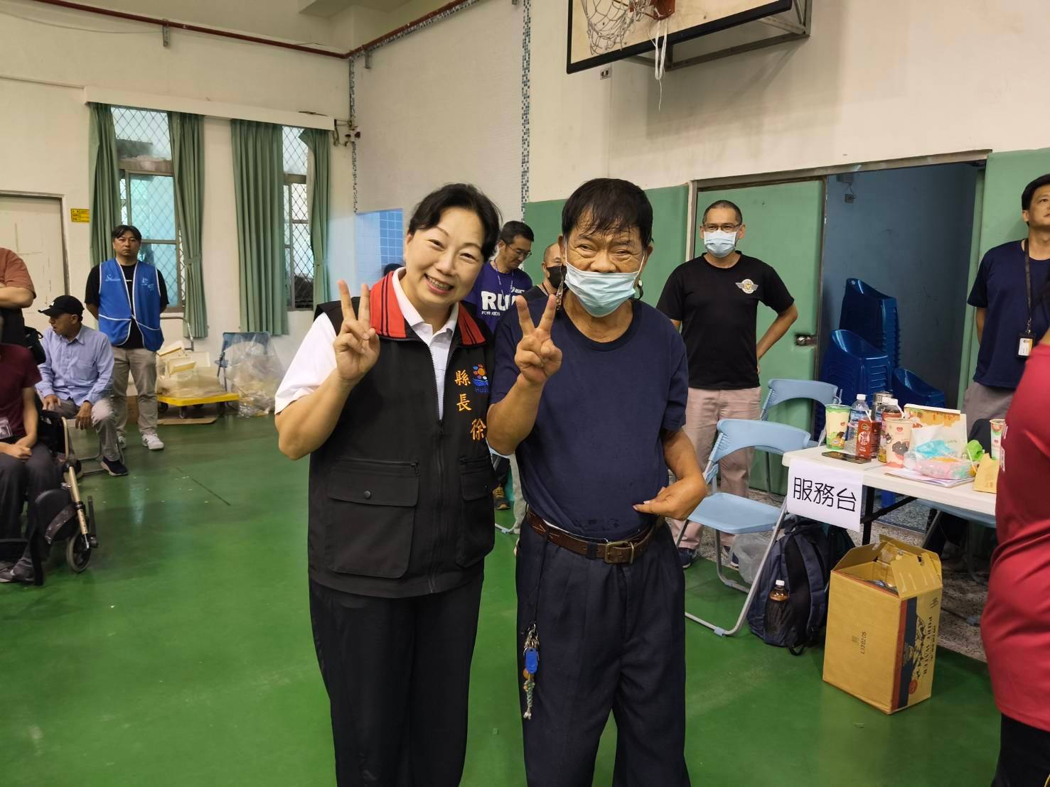 黎明教養院服務使用者好開心 秋季親子活動縣長現身熱情互動(標題圖檔)